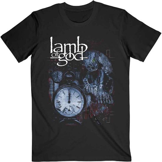 Picture of Lamb Of God Unisex T-Shirt: Circuitry Skull Recolour