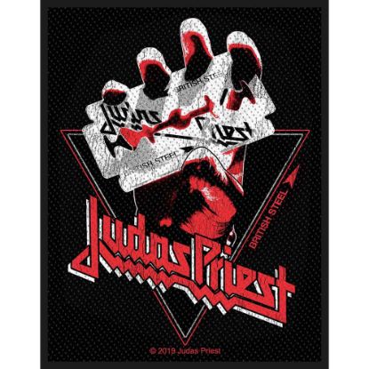 Picture of Judas Priest Woven Patch: British Steel Vintage (Standard)