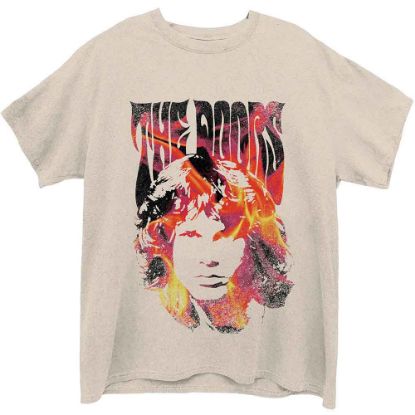 Picture of The Doors Unisex T-Shirt: Jim Face Fire