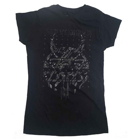 Picture of Disturbed Ladies T-Shirt: Omni Foil Ex-Tour