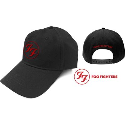 Picture of Foo Fighters Unisex Baseball Cap: Red Circle Logo