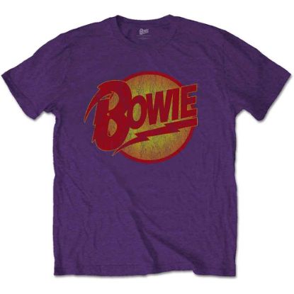 Picture of David Bowie Unisex T-Shirt: Vintage Diamond Dogs Logo
