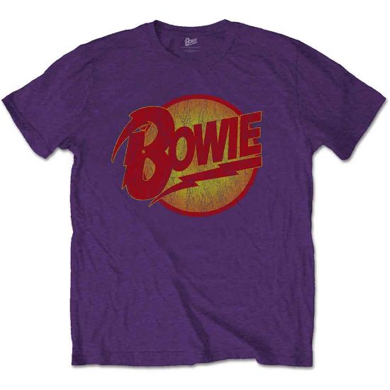 Picture of David Bowie Unisex T-Shirt: Vintage Diamond Dogs Logo