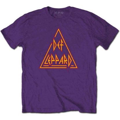 Picture of Def Leppard Unisex T-Shirt: Classic Triangle Logo