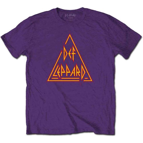 Picture of Def Leppard Unisex T-Shirt: Classic Triangle Logo