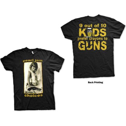 Picture of Pearl Jam Unisex T-Shirt: Choices Back Print