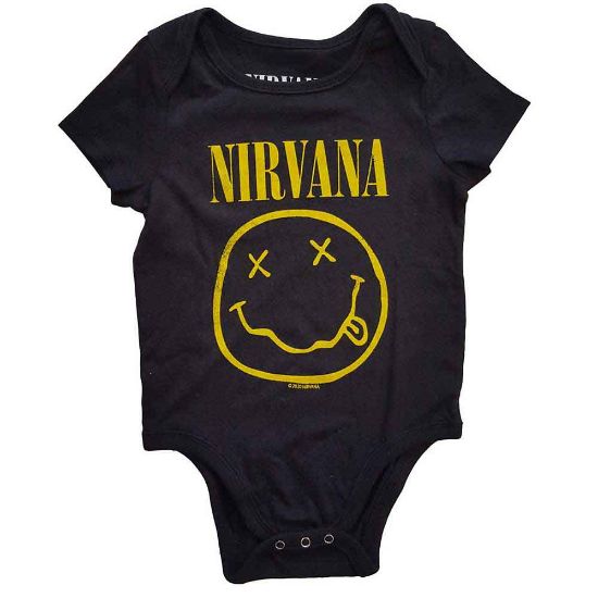 Picture of Nirvana Kids Baby Grow: Yellow Happy Face (0-3 Months)