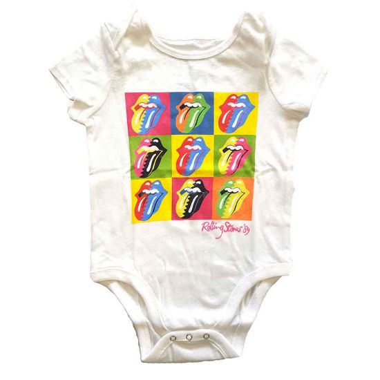 Picture of The Rolling Stones Kids Baby Grow: Two-Tone Tongues