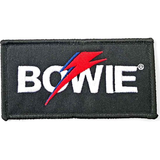 Picture of David Bowie Woven Patch: Flash Logo (Standard) 