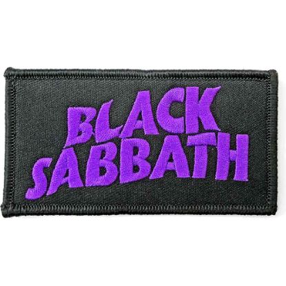 Picture of Black Sabbath Woven Patch: Wavy Logo (Standard) 