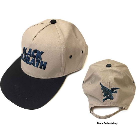 Picture of Black Sabbath Unisex Snapback Cap: Wavy Logo