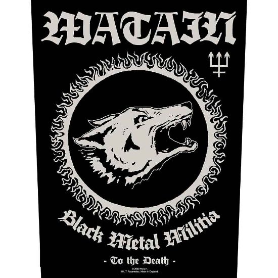 Picture of Watain Back Patch: Black Metal Militia