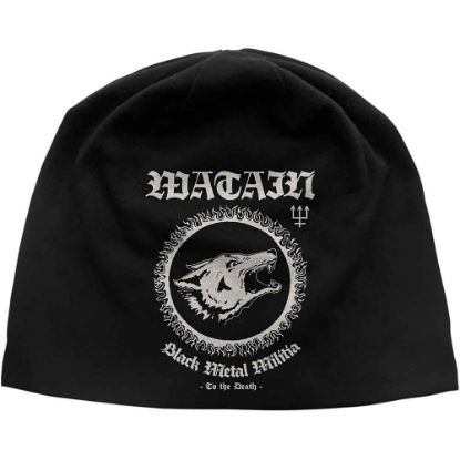 Picture of Watain Unisex Beanie Hat: Black Metal Militia