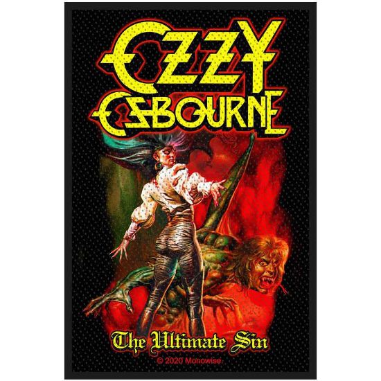 Picture of Ozzy Osbourne Woven Patch: The Ultimate Sin (Standard)