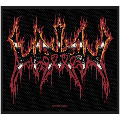 Picture of Watain Woven Patch: Flaming Logo (Standard)