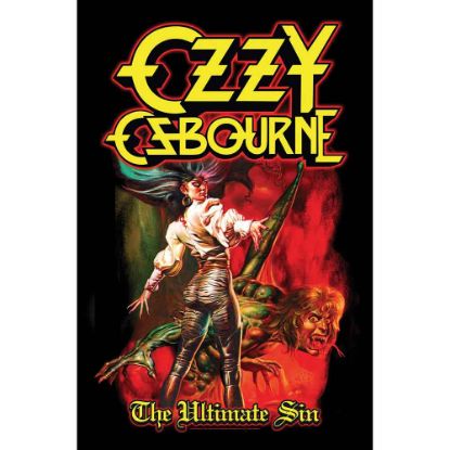 Picture of Ozzy Osbourne Textile Poster: The Ultimate Sin