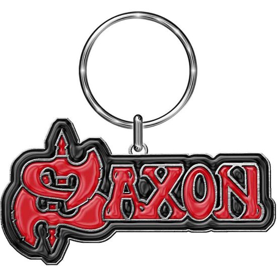 Picture of Saxon Keychain: Logo (Enamel In-Fill)