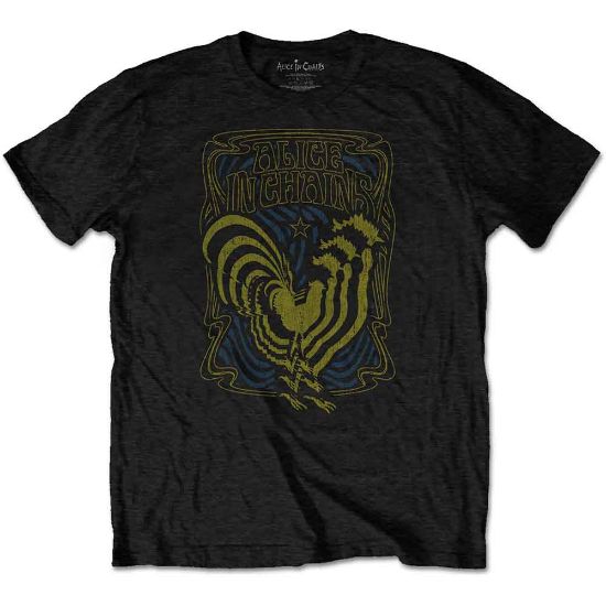 Picture of Alice in Chains Unisex T-Shirt: Psychedelic Rooster