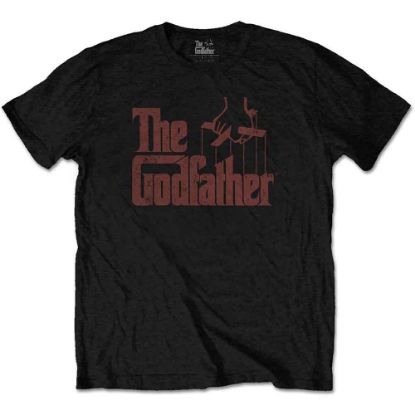 Picture of The Godfather Unisex T-Shirt: Logo Brown