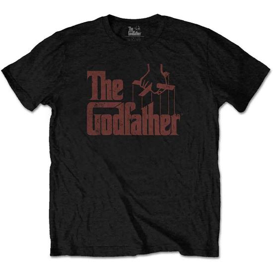 Picture of The Godfather Unisex T-Shirt: Logo Brown (Large)