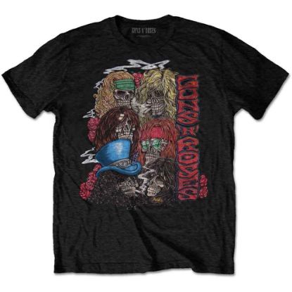 Picture of Guns N' Roses Unisex T-Shirt: Stacked Skulls