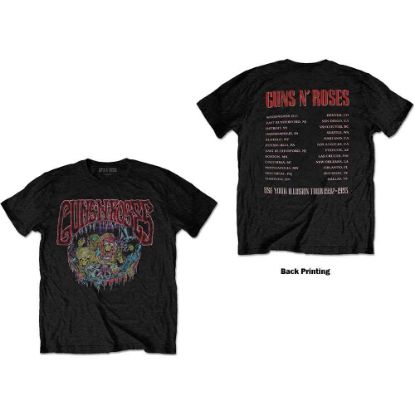 Picture of Guns N' Roses Unisex T-Shirt: Illusion Tour Back Print