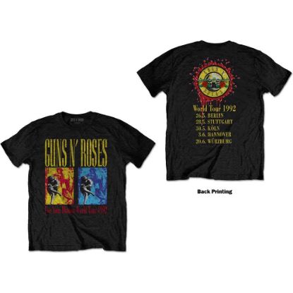 Picture of Guns N' Roses Unisex T-Shirt: Use Your Illusion World Tour Back Print
