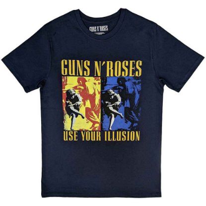 Picture of Guns N' Roses Unisex T-Shirt: Use Your Illusion Navy