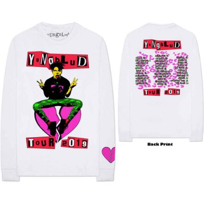 Picture of Yungblud Unisex Long Sleeve T-Shirt: Tour Back & Sleeve Print