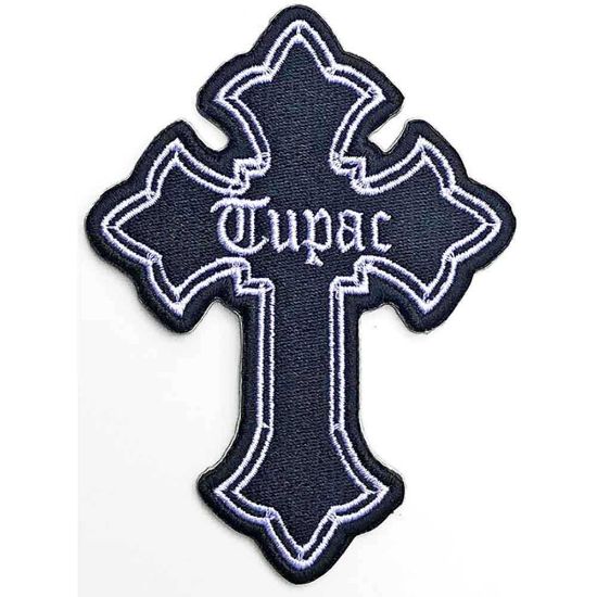 Picture of Tupac Woven Patch: Cross (Standard) 