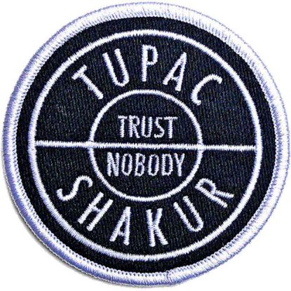 Picture of Tupac Woven Patch: Trust (Standard) 