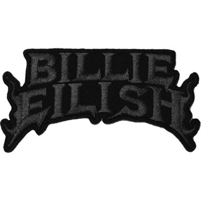 Picture of Billie Eilish Woven Patch: Flame Black (Standard) 