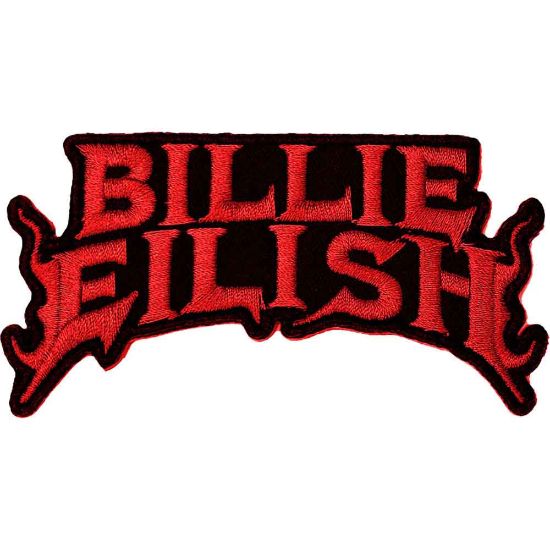 Picture of Billie Eilish Woven Patch: Flame Red (Standard) 