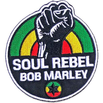 Picture of Bob Marley Woven Patch: Soul Rebel (Standard) 