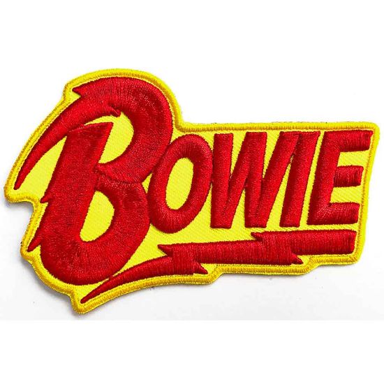 Picture of David Bowie Woven Patch: Diamond Dogs 3D Logo (Standard) 