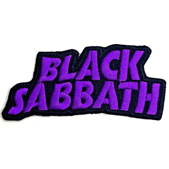 Picture of Black Sabbath Woven Patch: Cut Out Wavy Logo (Standard) 