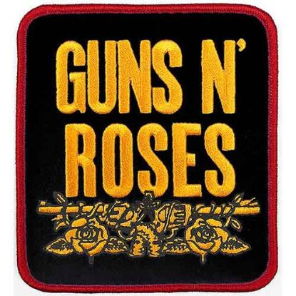 Picture of Guns N' Roses Woven Patch: Stacked Black (Standard) 