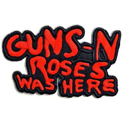 Picture of Guns N' Roses Woven Patch: Cut Out Was Here (Standard) 