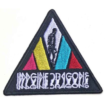 Picture of Imagine Dragons Woven Patch: Blurred Triangle Logo (Standard) 