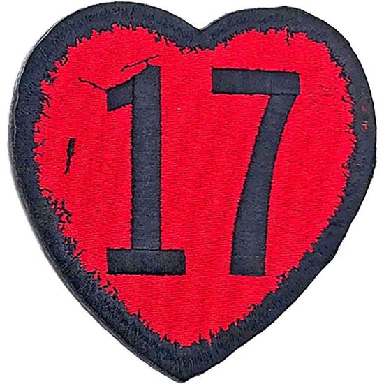 Picture of The Sex Pistols Woven Patch: 17 Heart (Standard) 