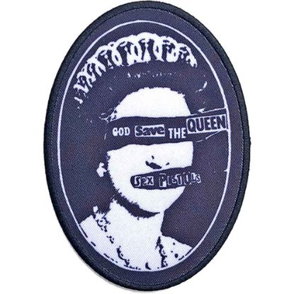 Picture of The Sex Pistols Woven Patch: God Save The Queen (Standard) 