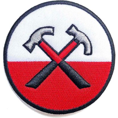 Picture of Pink Floyd Woven Patch: The Wall 3D Hammers Circle (Standard) 