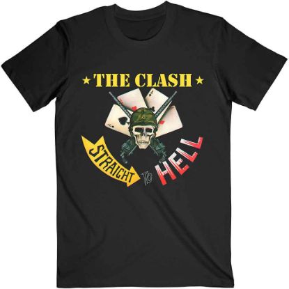 Picture of The Clash Unisex T-Shirt: Straight To Hell Single