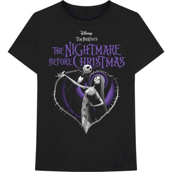 Picture of The Nightmare Before Christmas Unisex T-Shirt: Purple Heart