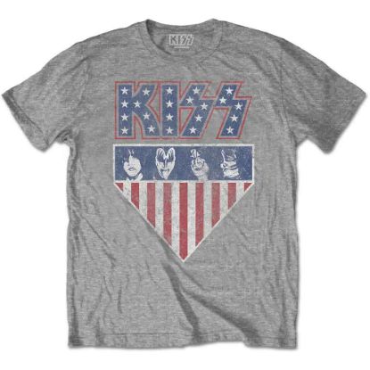 Picture of KISS Unisex T-Shirt: Stars And Stripes