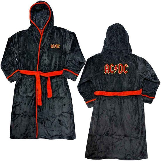 Picture of AC/DC Unisex Bathrobe: Logo (Medium - Large)