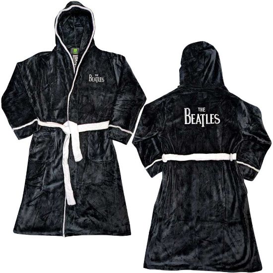 Picture of The Beatles Unisex Bathrobe: Drop T Logo