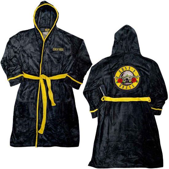 Picture of Guns N' Roses Unisex Bathrobe: Classic Logo (Small - Medium)