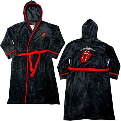 Picture of The Rolling Stones Unisex Bathrobe: Classic Tongue