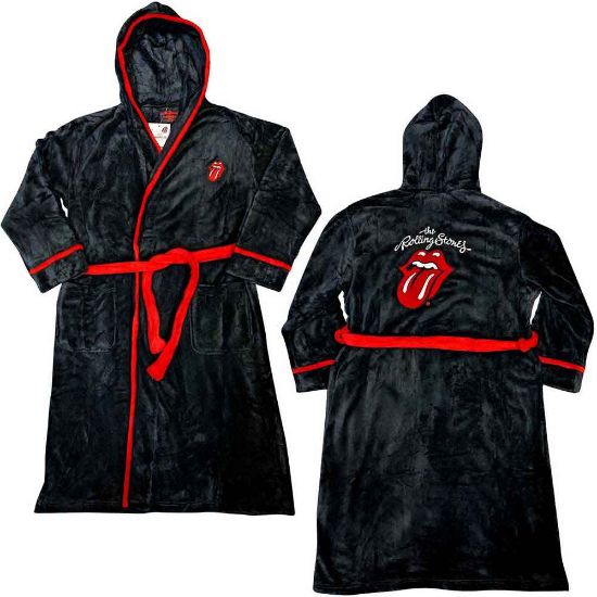 Picture of The Rolling Stones Unisex Bathrobe: Classic Tongue (Medium - Large)